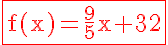 5$\red\rm\fbox{f(x)=\frac{9}{5}x+32